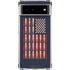 Blue Bullet American Flag Google Pixel 6 Clear Case